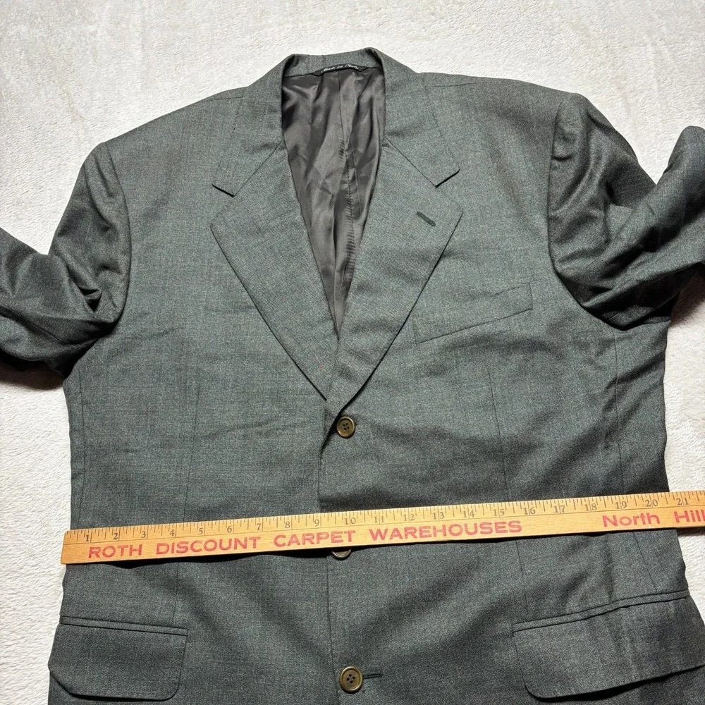 Canali Blazer Mens 52R EU 42R US Green Sportcoat Wool Made‎ In Italy